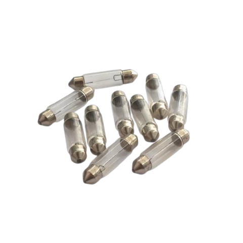 Kit Lâmpada Torpedo 36mm 10w 12v Amarelo – 10 Unidades