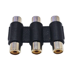 Kit Adaptador com 3 Fêmeas RCA para 3 Fêmeas RCA - Casa das Correias | Correias de Toca Discos | Kit de Correias | Loja de Eletrônicos 