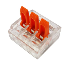 Conector De Engate Rapido Com 3 Portas de Encaixe - Casa das Correias | Correias de Toca Discos | Kit de Correias | Loja de Eletrônicos 