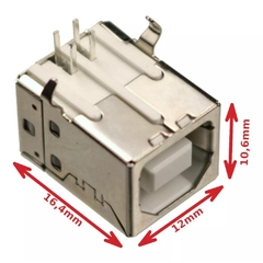Kit Conector Impressora Usb Pci - B Femea 90º - 10 Un - comprar online