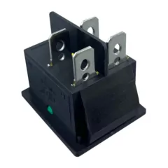 Chave Gangorra 2 Posições com 4 Terminais Verde - comprar online