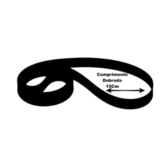 Kit Correia Laminada Espessura de 5mm Dobrada 15cm - 10 Un - Casa das Correias | Correias de Toca Discos | Kit de Correias | Loja de Eletrônicos 