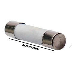 Fusível Cerâmico - 20A Caixa com 100un - Casa das Correias | Correias de Toca Discos | Kit de Correias | Loja de Eletrônicos 