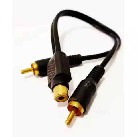 Cabo Y - 2Rca Macho / 1 Rca Femea