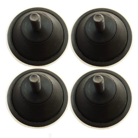 Pé De Borracha Technics Original Alta Qualidade Para Toca Disco 4un