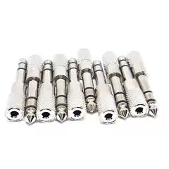 Kit 10 un Plug P10 Estéreo Para P2 Fêmea Estéreo Cromado - comprar online