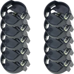 Suporte Conector para Bateria Moeda CR2032 - Kit 10 Peças