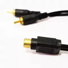 Cabo Y - 2Rca Macho / 1 Rca Femea - comprar online