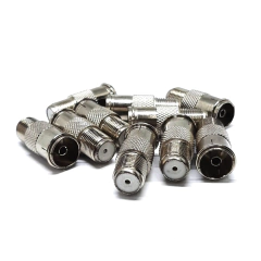 Kit Adaptador Coaxial Conector Jack F Rosca Padrão Europeu Fêmea 10 Un
