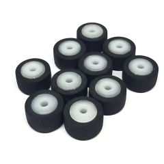 Kit 100 unidades Rolo Pressor - Furo Eixo Grosso 2,5mm - Casa das Correias | Correias de Toca Discos | Kit de Correias | Loja de Eletrônicos 