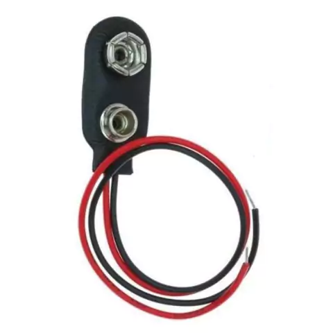 Conector P4 + Clip Para Bateria 9v Arduino