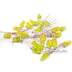 Led 5Mm - Amarelo - Comum - 20 Peças