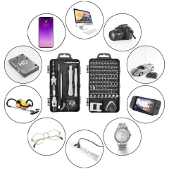 Kit Chave Precisão 115 Peças Pro Reparo Conjunto Completo - comprar online