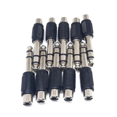 Kit 10un Adaptador Plug P10 Stereo para Fêmea RCA - loja online