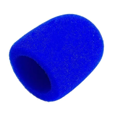 Espuma Microfone Sm58 70x62x33mm (Unidade) Azul