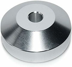 Adaptador Compacto Americano 45RPM Metálico Para Toca Discos