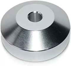 Adaptador Compacto Americano 45RPM Metálico Para Toca Discos