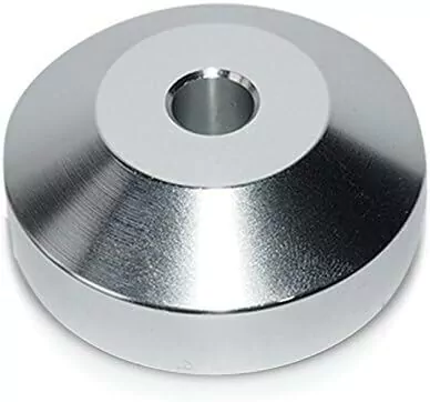 Adaptador Compacto Americano 45RPM Metálico Para Toca Discos