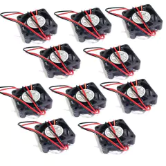 Kit Ventoinha Eixo com Bucha 40 X 40 X 10 12V – 10 Unidades