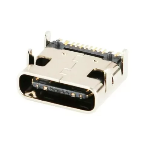 Conector Carga Usb Tipo-c 3.1 Fêmea 16 Pinos