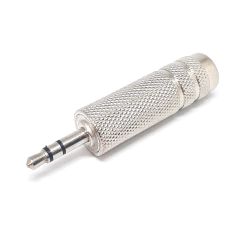 Adaptador Plug P2 Stereo para Fêmea P10 Stereo Metálico na internet