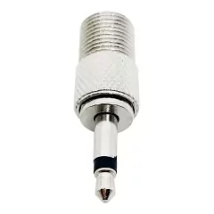 Adaptador Conector P2 Mono Para Coaxial Femea F - Metálico na internet