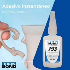 Cola Instantânea Tekbond 793 20g Média Viscosidade Bico Antientupimento
