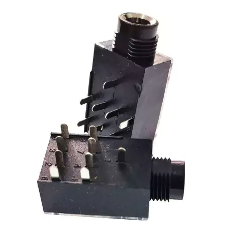 2x Jack J10 Stereo Fechado com 7 Terminais