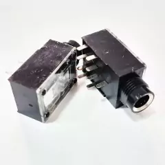 2x Jack J10 Stereo Fechado com 7 Terminais - Casa das Correias | Correias de Toca Discos | Kit de Correias | Loja de Eletrônicos 