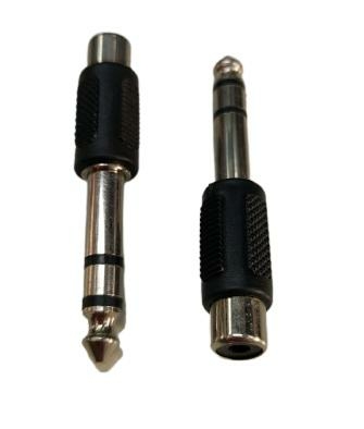 Adaptador Plug P10 Stereo para Fêmea RCA
