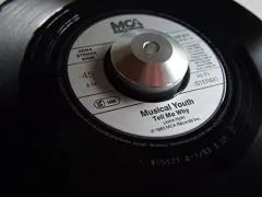 Adaptador Compacto Americano 45RPM Metálico Para Toca Discos - Casa das Correias | Correias de Toca Discos | Kit de Correias | Loja de Eletrônicos 