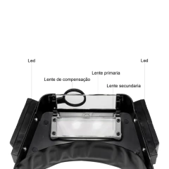 Lupa de Cabeca Com Luz TZL-P2 + 4 Pilhas AAA - Casa das Correias | Correias de Toca Discos | Kit de Correias | Loja de Eletrônicos 