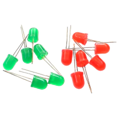 Kit Led's 10Mm Comum 12 Unidades