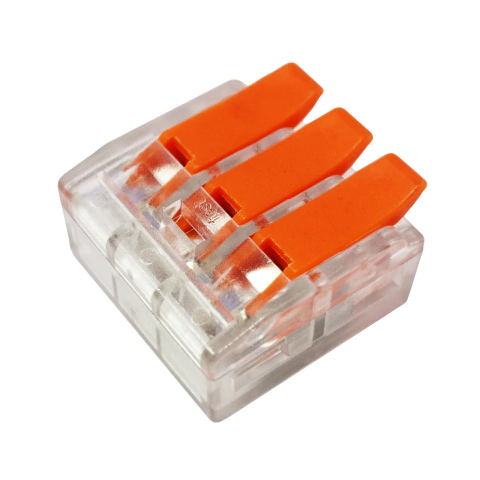 Conector De Engate Rapido Com 3 Portas de Encaixe