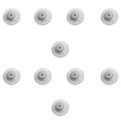 Kit Engrenagem Philips – Ah840/936/F1010 – 10 Un