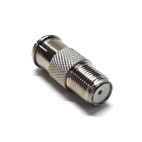 Adaptador Conector Coaxial Jack F Rosca Padrão Europeu Fêmea