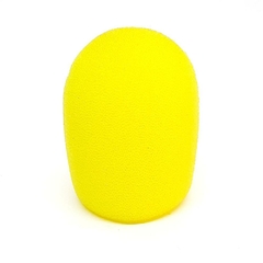 Espuma de Microfone Sm58 70Mm X 62Mm X 33Mm Amarela