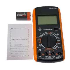Multímetro Digital DT-9205A com Bip e Capacimetro - Casa das Correias | Correias de Toca Discos | Kit de Correias | Loja de Eletrônicos 