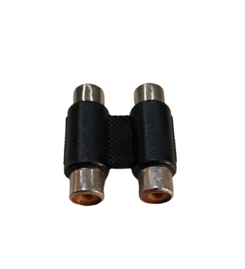 Kit 10un Adaptador com 2 Fêmeas RCA para 2 Fêmeas RCA