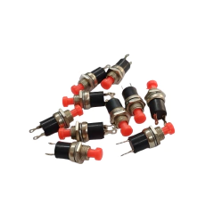 Chave Liga/Desliga Vermelho -N.A - 10un - Casa das Correias | Correias de Toca Discos | Kit de Correias | Loja de Eletrônicos 