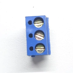 CONECTOR KRE3 MINI 3 TERMINAIS 180 GRAUS AZUL - comprar online