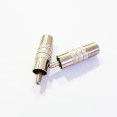 Adaptador Coaxial Jack Femea Rca Macho na internet