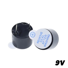 Sonalarme Buzzer 9V Continuo de 12Mm - comprar online