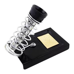 Suporte Para Ferro De Soldar Com Mola + Esponja Vegetal