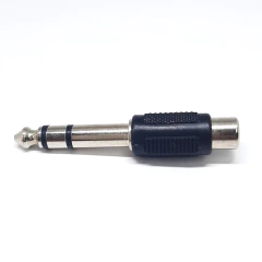 Kit 10un Adaptador Plug P10 Stereo para Fêmea RCA - comprar online