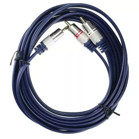 Cabo P2 Estereo x 2RCA 3M Profissional