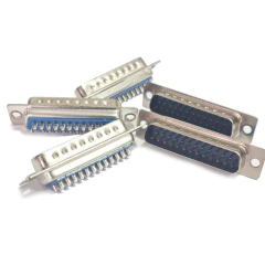 Conector Db25 Macho P/Solda Fio 5 un Sem Capa