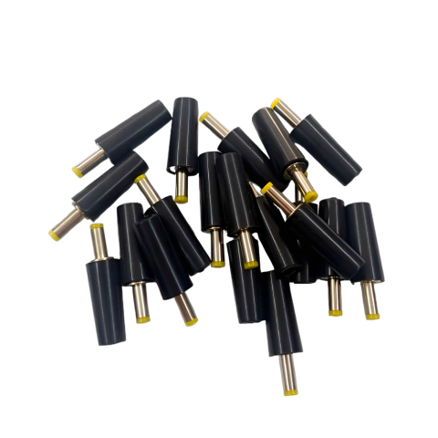 Kit 100un Plug P4 com Ponta Amarela (1,8X4,1X11Mm)