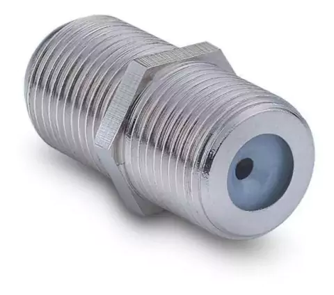 Kit Emenda F Fêmea Fêmea Coaxial RG59 RG6 Cabo Conector