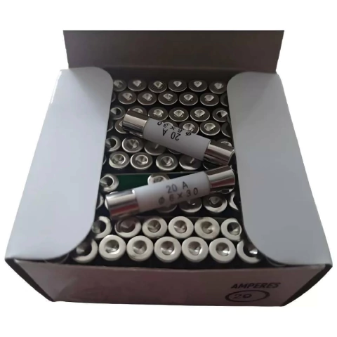 Fusível Cerâmico - 20A Caixa com 100un